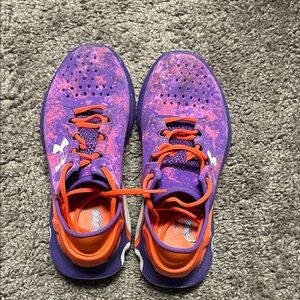 Under Armour Women's Vibrant Purple and Orange Athletic Shoes